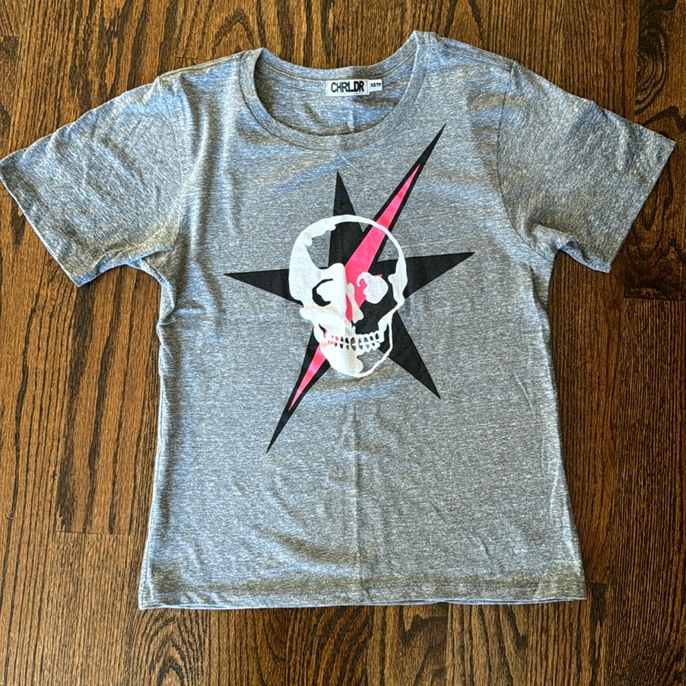 CHRLDR Heather Grey Graphic Tee